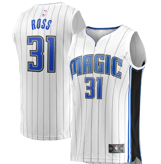 Men's Orlando Magic #31 Terrence Ross White NBA Fast Break Home Player Stitched Jersey